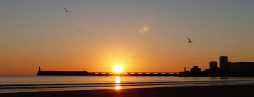 coucher de soleil aux sables d'Olonne